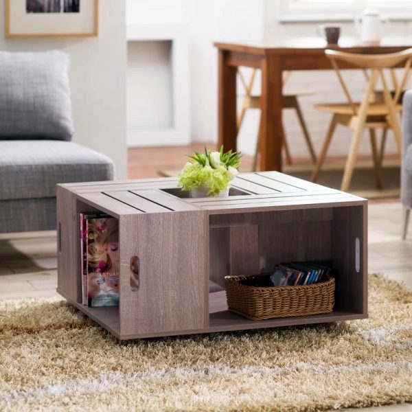 Details about   Modern Coffee Table,Square Coffee Table,Single  Snack Table ，End Table 