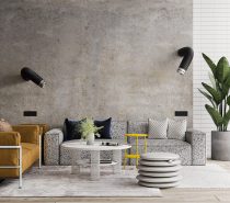 Industrial Home Interior With Energising Yellow Decor