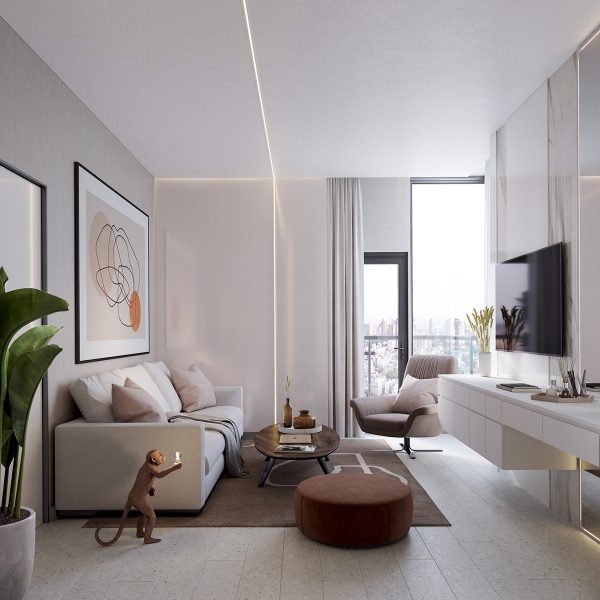 An Alluring Apartment Full Of Playful Monkeys And Copper Accents