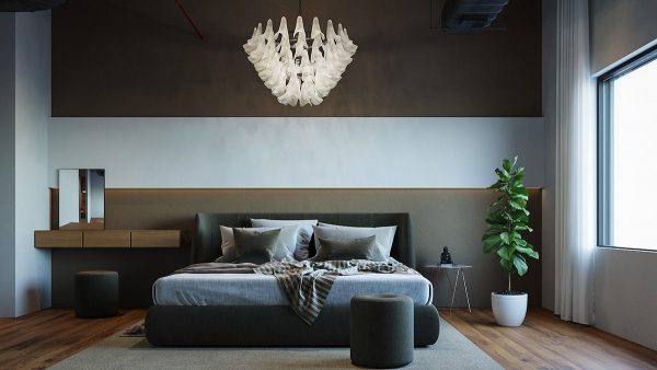 3 Sharp Grey Minimalist Interiors Enlivened With Plant Accents