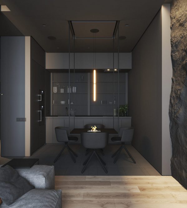 How To Use Lighting And Textures To Add Interest To Dark Interiors