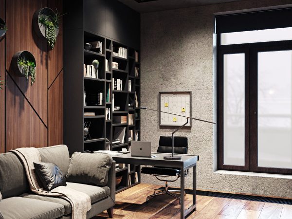 Luxury Apartment With An Industrial Vibe And A Cool Hallway [With Floor Plans]