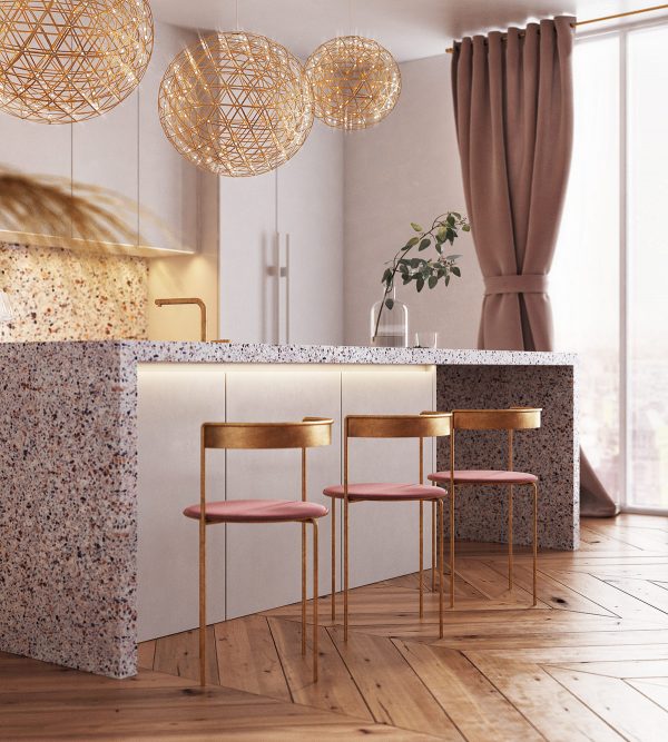 How To Use Terrazzo In Interior Design: 4 Examples