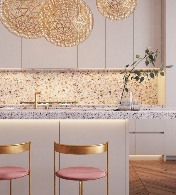 How To Use Terrazzo In Interior Design: 4 Examples