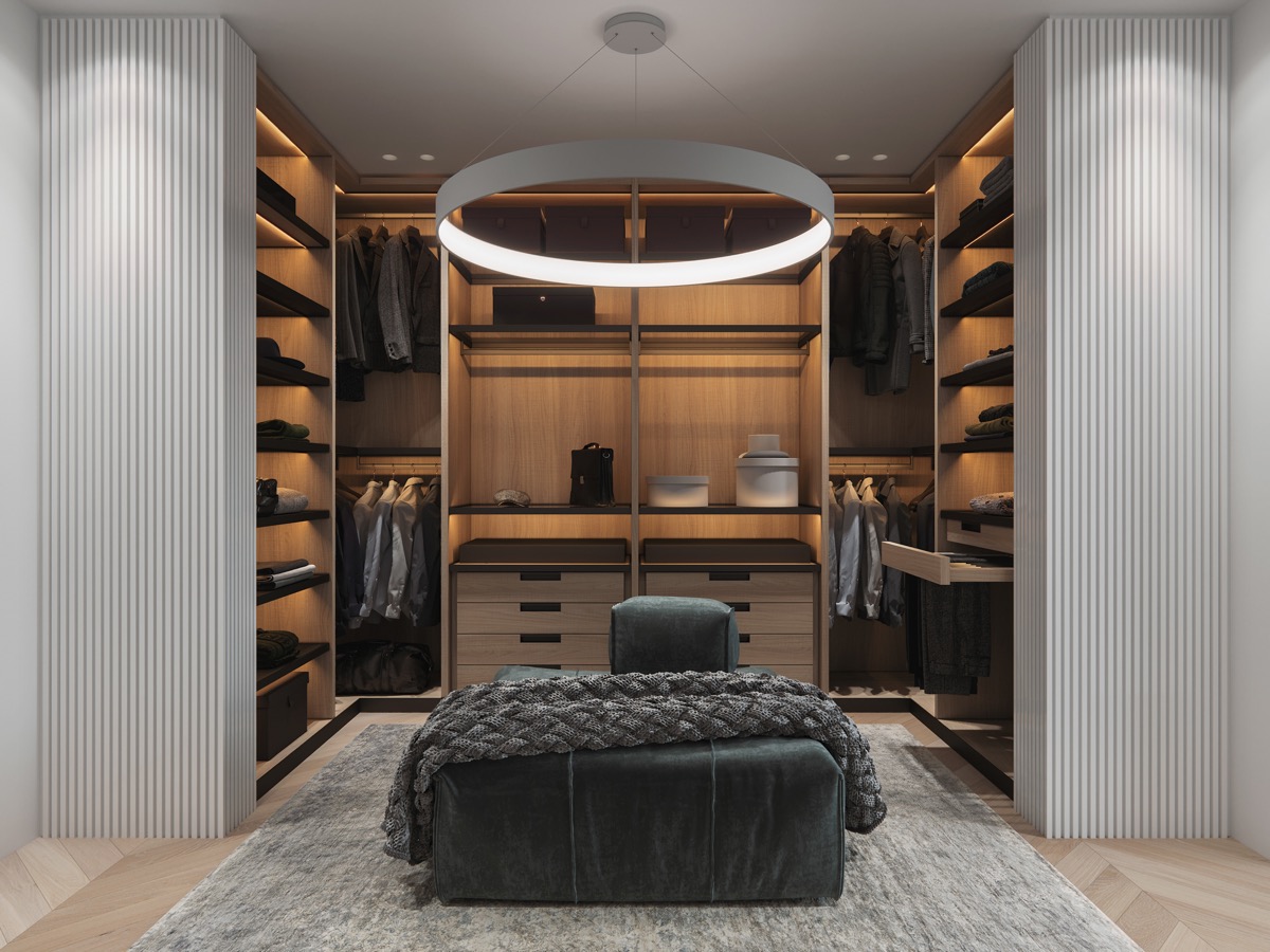 40 Walk In Wardrobes That Will Give You Deep Closet Envy,Small Pool House Plans With Bedroom