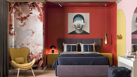 51间红色卧室，有技巧和配件，帮助你设计自己的卧室bob官方投注入口