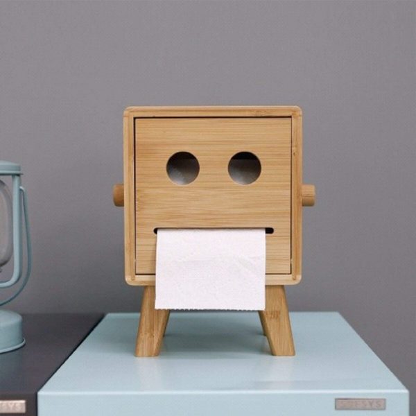 Product Of The Week: A Cute Robot Toilet Paper Holder