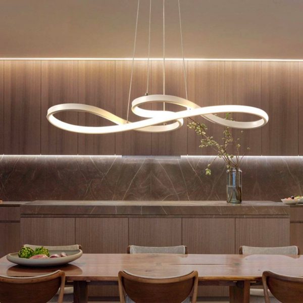 modern dining table chandeliers