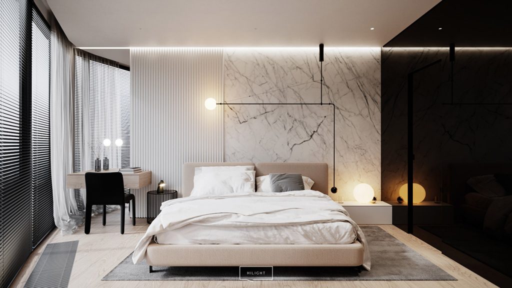 Marble Bedroom Decorating Ideas