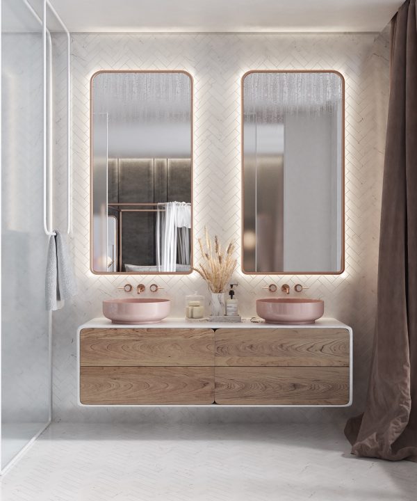 51 Pink Bathrooms With Tips, Photos And Accessories To Help You Decorate Yours