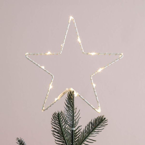 Gold YQing Christmas Tree Star Topper 13.4 inch Xmas Tree Topper Star Christmas Decoration Glittered Tree-top Multi-Pointed Star for Christmas Tree Ornament Indoor Party Home Decoration