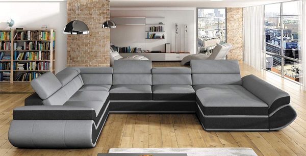 Large Sectional Sleeper Sofa Modern Design 600x306 