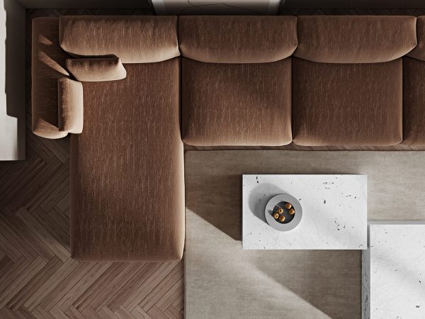 Introducing Depth, Warmth & Interesting Furniture Into Flat Spaces