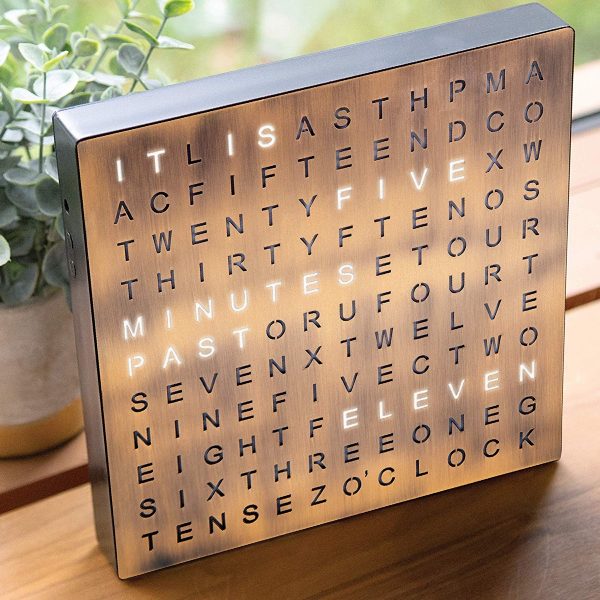 Product Of The Week: A Modern Time-In-Words Clock