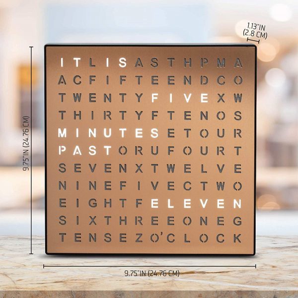 Product Of The Week: A Modern Time-In-Words Clock