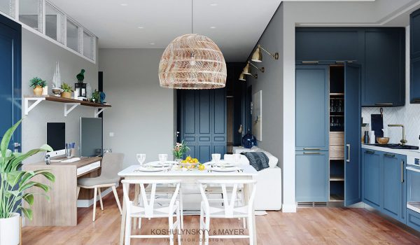 Uplifting Blue Interiors That Give That Blue Sky Mood