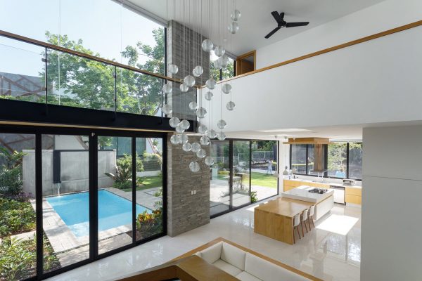 Luxury Family Home In Mexico With A Paper Tree Courtyard