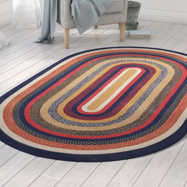 Simple Ethnic Style Rugs Personality Non-Slip Floor Mat Creative Bedroom Bedside Pad TSDS Retro Round Carpet Color : K, Size : 160160cm/62.9962.99in 