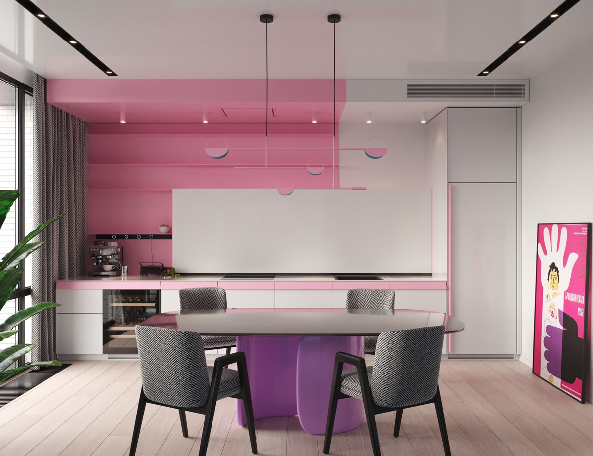 Pink And Purple Interior Design 