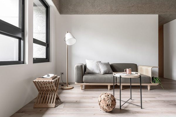 Welcoming White, Grey And Wood Interiors