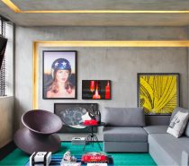 Youthful Interiors Peppered With Art, Sculpture And Collectibles
