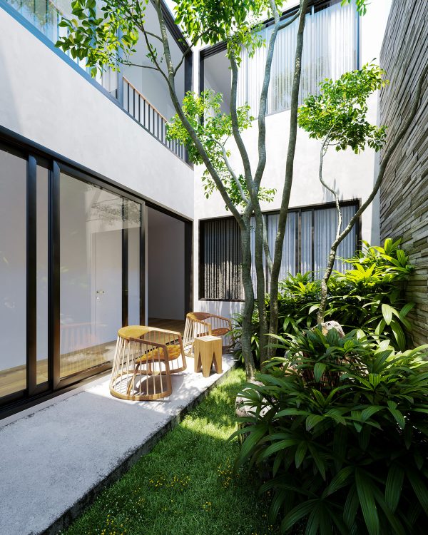 Modern Vietnamese Homes With Green Atriums