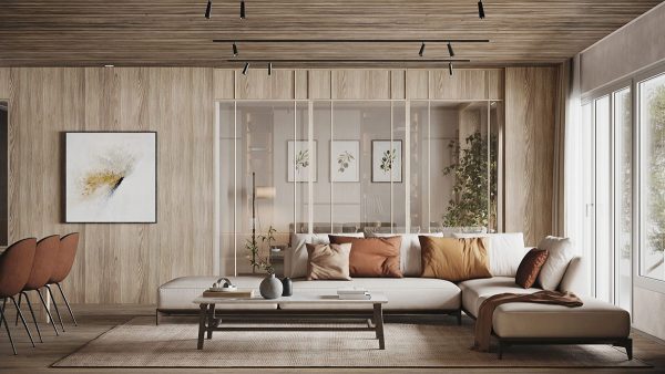 Interiors That Exude Warmth Through Soft Brown & Grey Decor