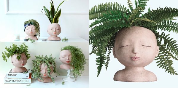 Product Of The Week: A Cool Head Shaped Planter
