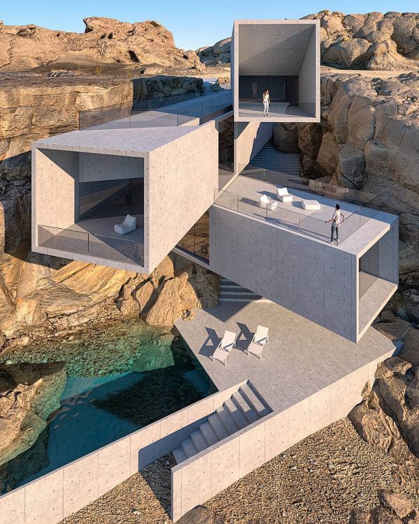 Outlandish Concrete Dream Homes In Outlandish Settings