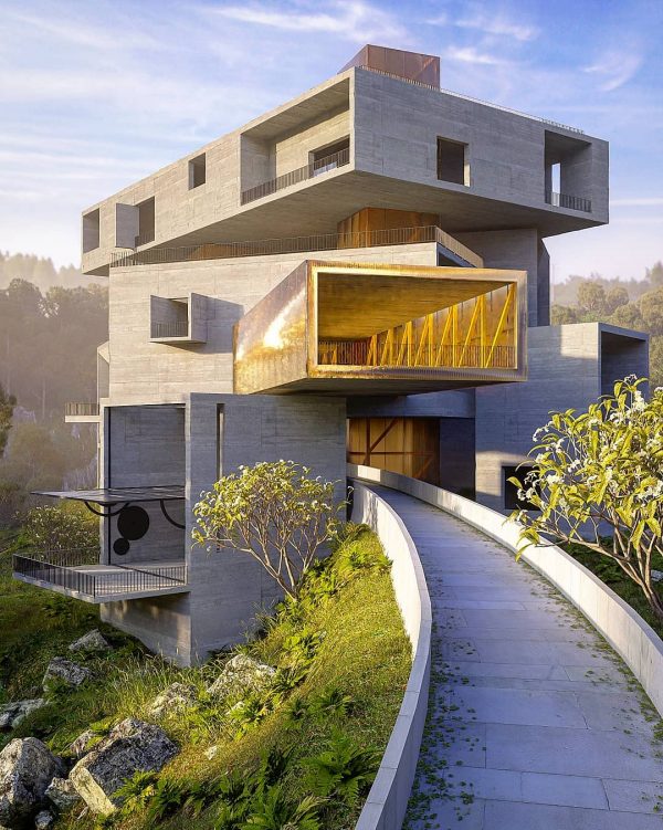 Outlandish Concrete Dream Homes In Outlandish Settings