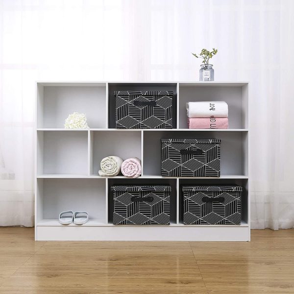 Luxury Foldable Metal Framed Cloth Storage Boxes Bedroom Organiser Material New
