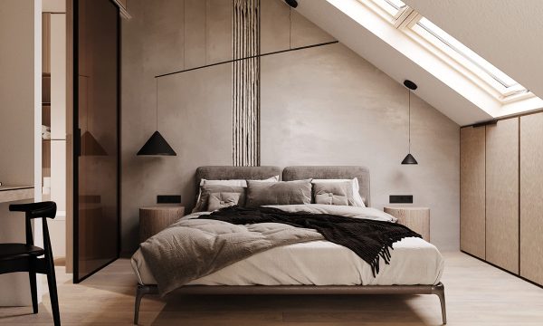 Light And Cozy Minimalist Moods With White Marble & Wood Accents