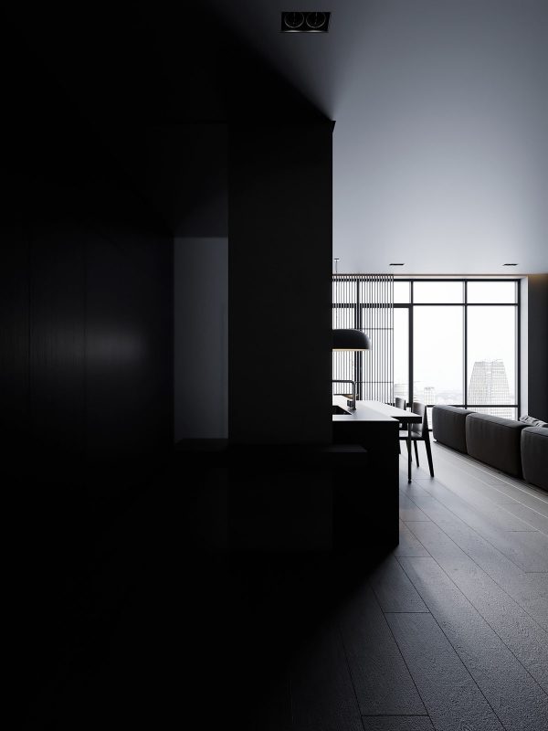 Satisfy Your Dark Side With Black And Grey Interiors