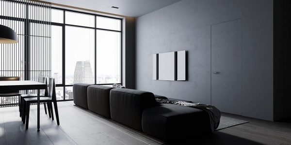 Satisfy Your Dark Side With Black And Grey Interiors