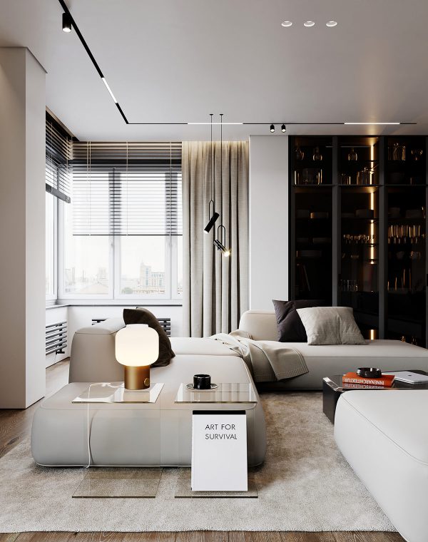 Polished City Apartment In The Freedom Tower, Russia