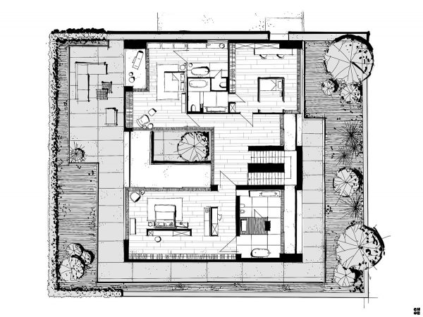 Seductive Belgian Home Interior (With Floor Plans)