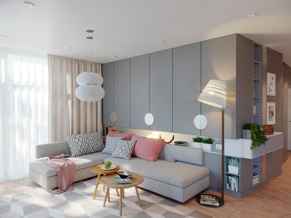 Cosy Family Home With Soft Grey & Sugar Pink Accent Decor