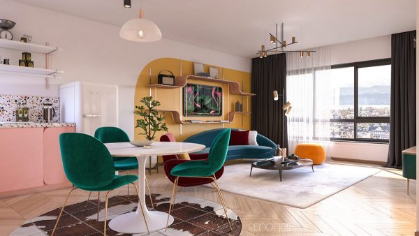 Distinctive Interiors With Compelling Colour Combinations