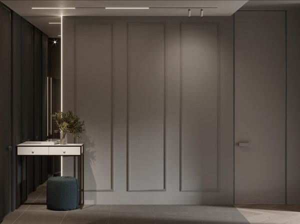 How To Balance A Grey and Dark Blue Interior