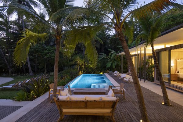 Luxury Beachfront Property In A Jungle Landscape