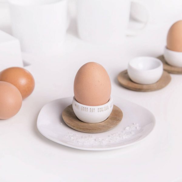 4x Fun BOILED EGG CUP HOLDER SET Cute Chick Feet Kitchen Breakfast Lunch Cook 