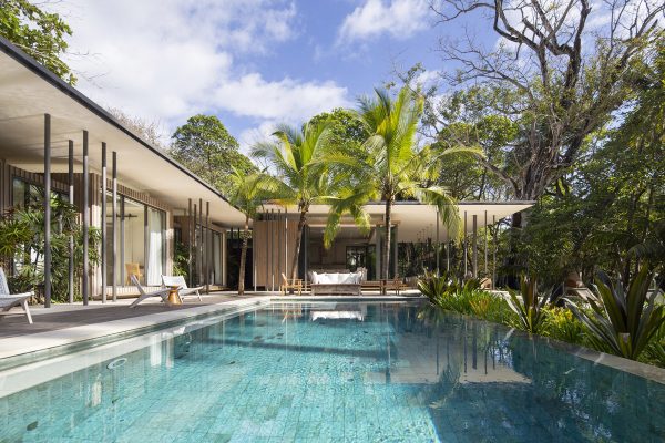 Luxury Beachfront Property In A Jungle Landscape