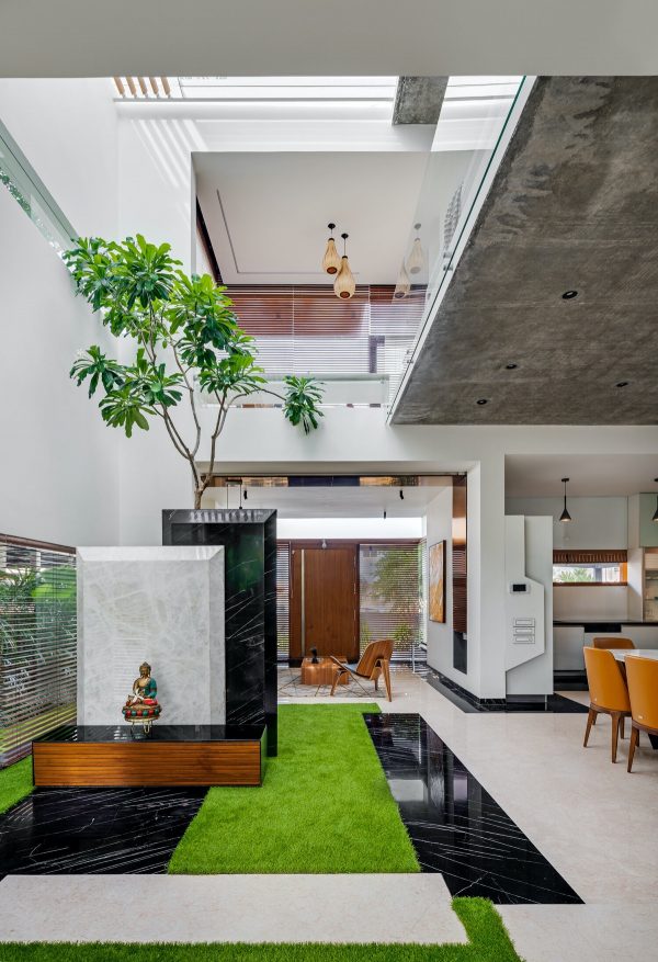 Abstract Family Home That Provides Escape From City Life