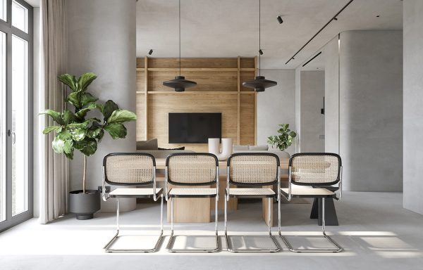 Minimising Interior Fuss With Microcement Industrial Decor