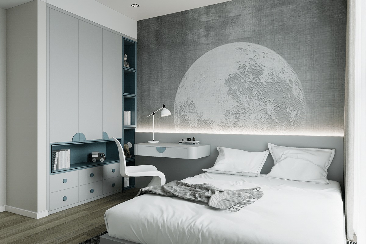 space themed bedroom | Interior Design Ideas