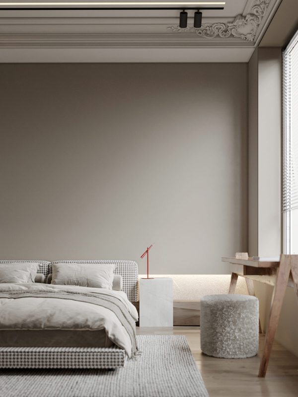 Subtle Grey Interiors With Classic Details