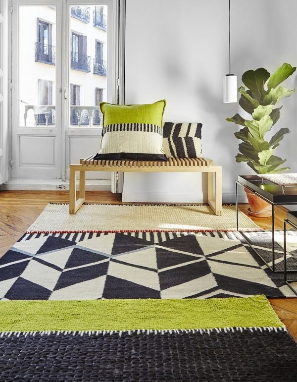 Round Area Rugs Nordic Modern Minimalist Geometry  Home Room Decor Floor Carpets 