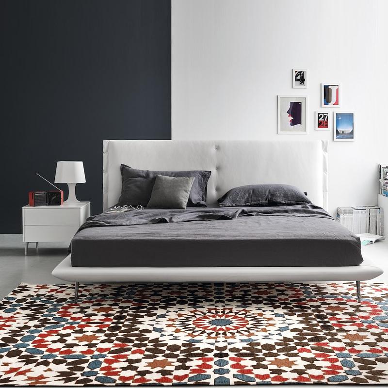 Contemporary Rug Black and White Bedroom Floor Carpet Small Large Pattern Mats 