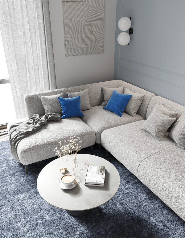 Mood Boosting Blue Accent Decor – Two House Tours