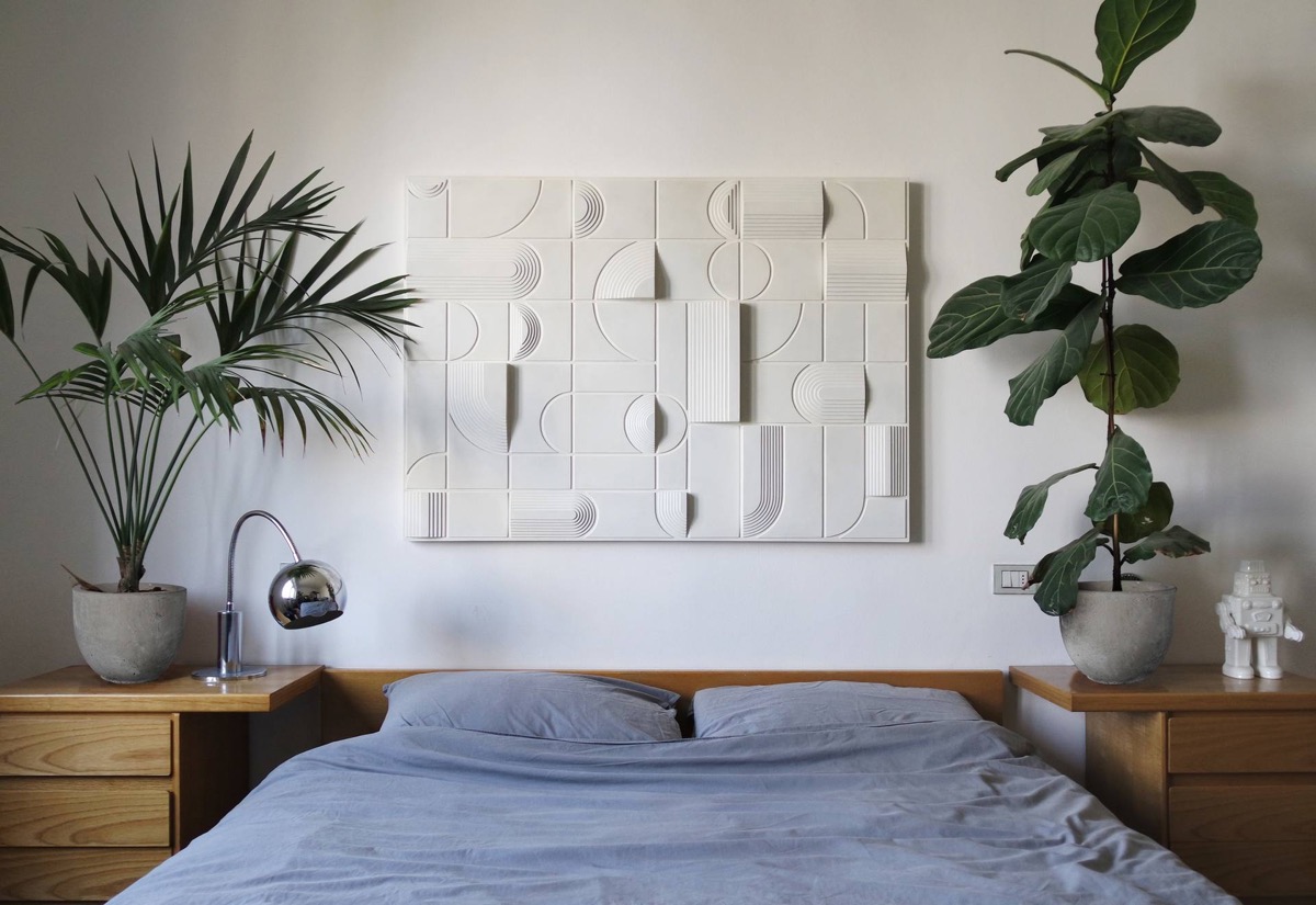 Abstract Beige Rectangular Digital Modern Wall art Geometric Neutral White Decor Black Mathematics Downloadable
